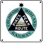 Colo Midland Logo 6x6 Tin Sign