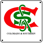 Colo Southern Logo 6x6 Tin Sign