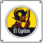 EL Capitan Old Logo 6x6 Tin Sign