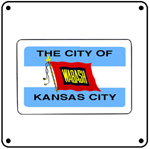 City of KC Logo 6x6 Tin Sign