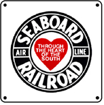 Seaboard Logo 6x6 Tin Sign