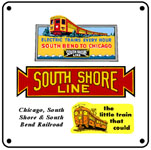 South Shore Logo 6x6 Tin Sign