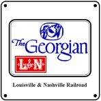 Georgian Logo 6x6 Tin Sign