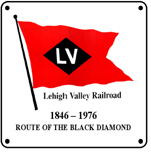 LV Flag Logo 6x6 Tin Sign