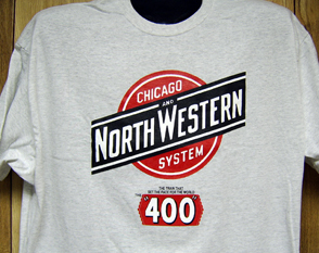 Chicago Great Western Railway Logo T Shirt