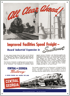 Tin Sign CofG 1947 Ad