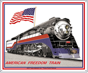 Tin Sign American Freedom Train