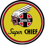 Super Chief 6 inch round logo