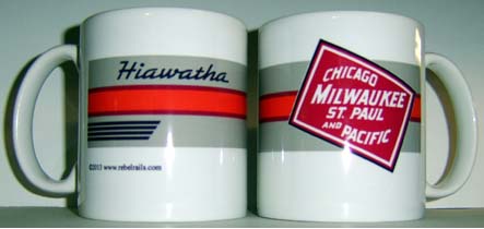 The Milwaukee Road Logo Mug - Schrader's Railroad Catalog