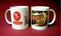 Coffee Mug Milw Skydome w/cowgirl on horse