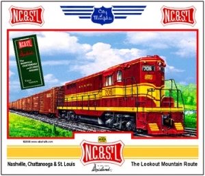 Mouse Pad NC&StL  GP-7 Diesel