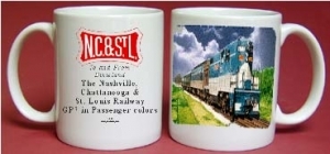 Coffee Mug NC&StL GP7 Passenger