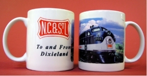 Coffee Mug NC&StL F-unit diesel