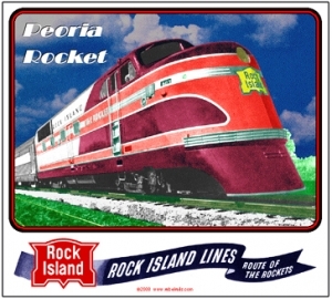 Mouse Pad Peoria Rocket