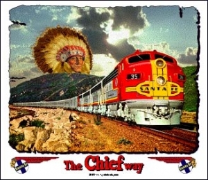 Mouse Pad Santa Fe Chief Way