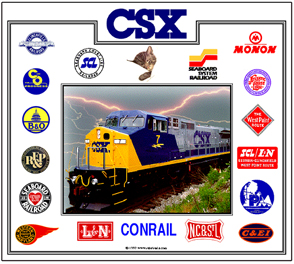 Mouse Pad CSX Railroad