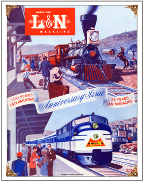 Tin Sign L&N 100th Anniversary Cover