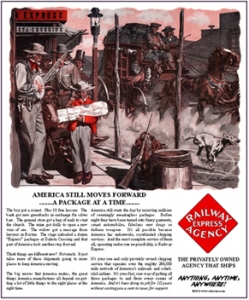 Tin Sign REA Old Times Ad