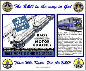 Tin Sign B&O BUS