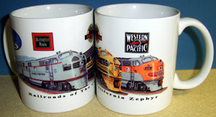 Coffee Mug California Zephyr Railroads