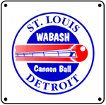 Cannon Ball Logo 6x6 Tin Sign