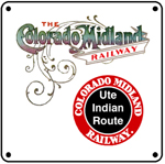 Colo Mid UTE Logo 6x6 Tin Sign