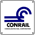 CONRAIL Logo 6x6 Tin Sign