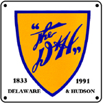 D&H Logo 6x6 Tin Sign