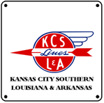 KCS-L&A Logo 6x6 Tin Sign