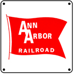 Ann Arbor Red Flag 6x6 Tin Sign