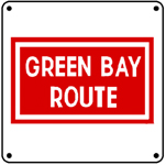 Green Bay Logo 6x6 Tin Sign