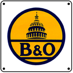 B&O Logo 6x6 Tin Sign