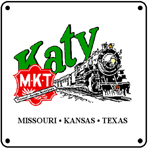Katy Steam Logo 6x6 Tin Sign