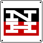 NH Last Logo 6x6 Tin Sign