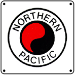 NP Logo 6x6 Tin Sign