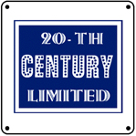 NYC 20th Logo 6x6 Tin Sign