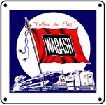 Wabash Diesel Logo 6x6 Tin Sign