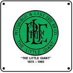 P&LE Logo 6x6 Tin Sign