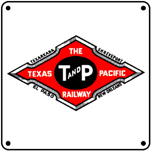 T&P Logo 6x6 Tin Sign