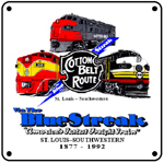 Cotton Belt Diesels 6x6 Tin Sign