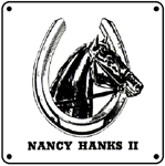 CofG Nancy Hanks 6x6 Tin Sign