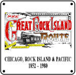 Rock Island 1800 6x6 Logo Sign