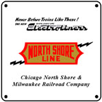 North Shore Logo 6x6 Tin Sign