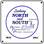 RF&P Link Logo 6x6 Tin Sign