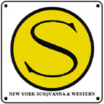 Susquehanna Logo 6x6 Tin Sign
