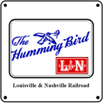 Humming Bird Logo 6x6 Tin Sign