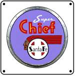 SF Purple Super Chief 6x6 Tin Sign