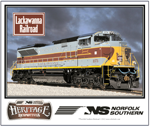 Mouse Pad Lackawanna Heritage Diesel