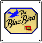 Wabash Blue Bird Drumhead 6x6 Tin Sign