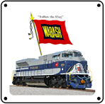 Wabash Heritage 6x6 Tin Sign